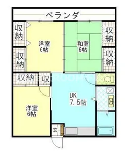 ももえマンション【2階】の間取り