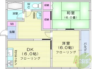 メゾン花巧房3【2階】の間取り