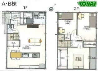 三重県松阪市小黒田町【一戸建】の間取り