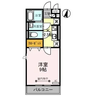 グランドソレーユBABAIII【2階】の間取り