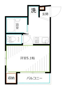 東京都中野区大和町1【マンション】の間取り