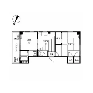 東京都台東区谷中1【マンション】の間取り