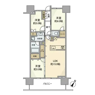 プラウド瑞江【4階】の間取り
