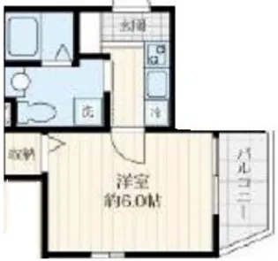 ウエストガーデン所沢上安松【1階】の間取り