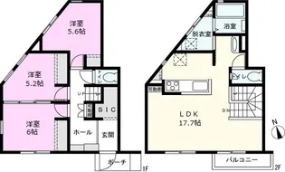 パークハイム高州【1階】の間取り