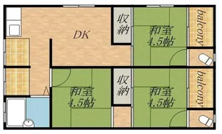 木村第5文化住宅【2階】の間取り