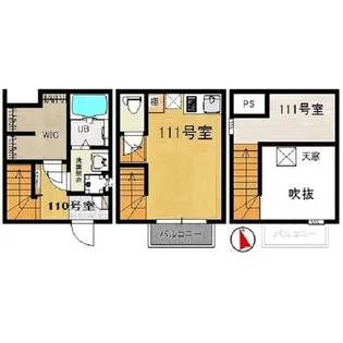 ラ・カーサ イズミの間取り