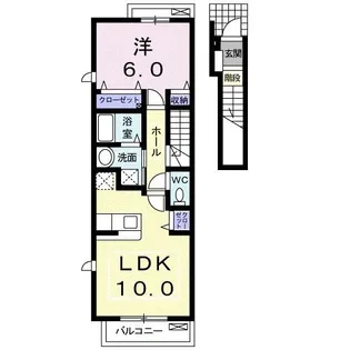 ロイヤルメゾン・アイ【2階】の間取り