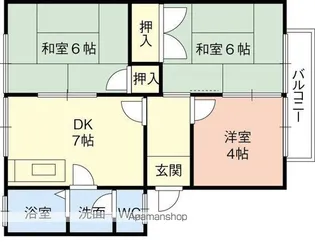 ディアス寿里【2階】の間取り