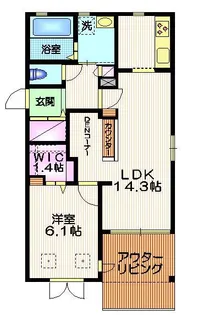 elfriede【1階】の間取り