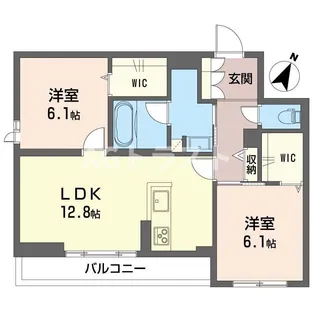 埼玉県さいたま市見沼区深作1【マンション】の間取り