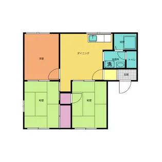 メゾンソレイユ【2階】の間取り