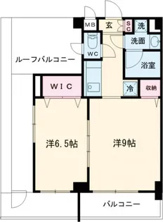 ルクレ代田橋【7階】の間取り