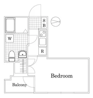 パークウェル神田EAST弐番館【12階】の間取り