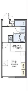 レオパレス千代崎B【2階】の間取り