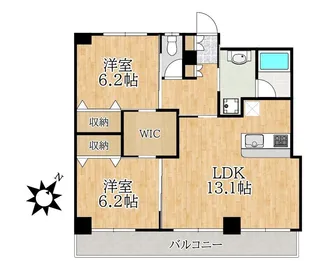 千葉県市川市行徳駅前1【マンション】の間取り