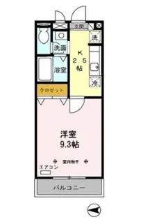 クレール八広【2階】の間取り