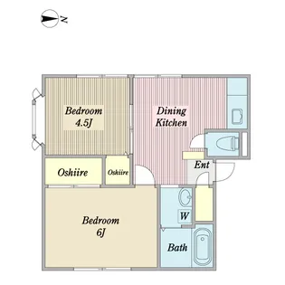 ドゥメゾン天王台A棟【1階】の間取り