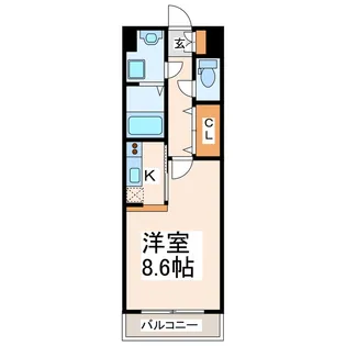 タサキヒルズ【1階】の間取り