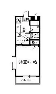 アイリス船橋【2階】の間取り