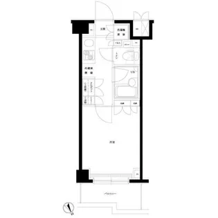 ルーブル目黒不動前【2階】の間取り