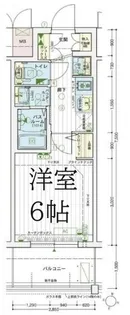 大阪府大阪市浪速区大国2【マンション】の間取り