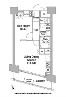 東京都港区海岸3【マンション】の間取り