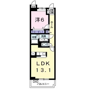 千葉県柏市宿連寺【マンション】の間取り