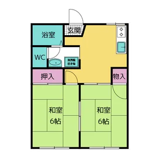 フーガA棟【1階】の間取り