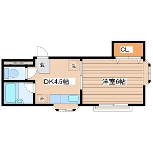 アドバンス長町【2階】の間取り