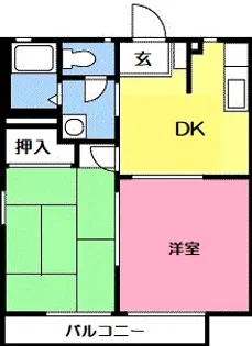 ファミールベルテ【2階】の間取り