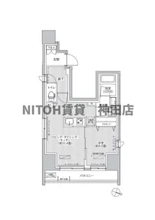 グラン フォークス神田イーストタワー【9階】の間取り