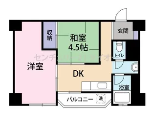 千葉県市川市平田2【マンション】の間取り