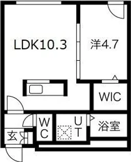 Premier ist 豊平(プレミアイスト)【3階】の間取り