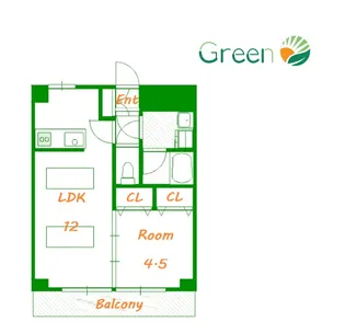 ルネス東海岸【3階】の間取り