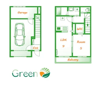 神奈川県秦野市若松町【一戸建】の間取り