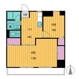 カーサ西丸之内【3階】の間取り