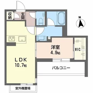 大阪府大阪市東成区東今里2【マンション】の間取り