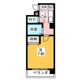 LIFE壱番館【2階】の間取り