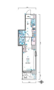 リヴシティ両国五番館【8階】の間取り