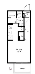ブランシェ文京白山II【1階】の間取り