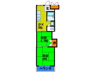 PLAYZ COURT【4階】の間取り