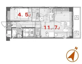 東京都世田谷区太子堂5【マンション】の間取り