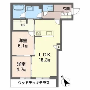 コンフォルタ【1階】の間取り