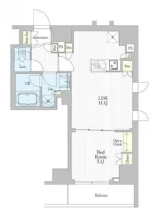 東京都台東区入谷2【マンション】の間取り