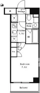 パークキューブ武蔵小杉【12階】の間取り