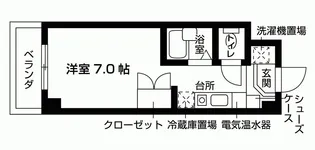 レフィナード【1階】の間取り