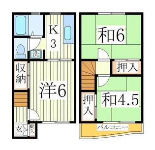 テラス・オオヌキA棟の間取り