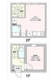 リルナーレ溝の口の間取り