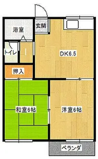 フレグランス美坂B棟【2階】の間取り